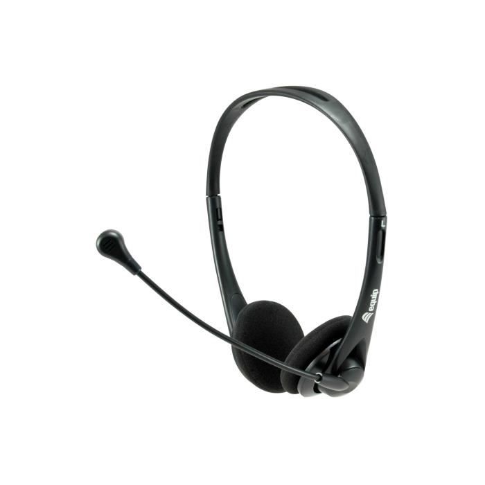 Casque - EQUIP - 245304 - Arceau - Filaire - Noir - 20-20000 Hz