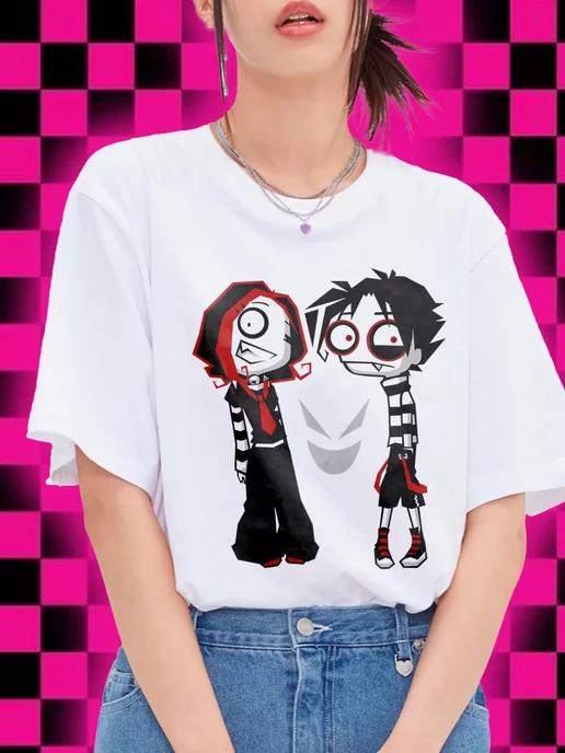 Y2K Emo Kid T-shirt L