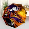 1pc Sonic the Hedgehog, Shadow Automatic Folding Umbrella, 8 Ribs for All-Season Use, Portable for Travel & Outdoor Activities 011