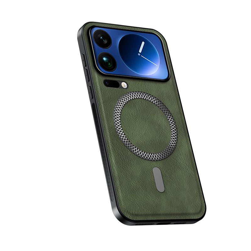 For Xiaomi Mi 17 Pro Max Case Luxury PU Leather Magnetic MagSafe Protective Back Cover Case For Xiaomi Mi 17Pro Phone Shell