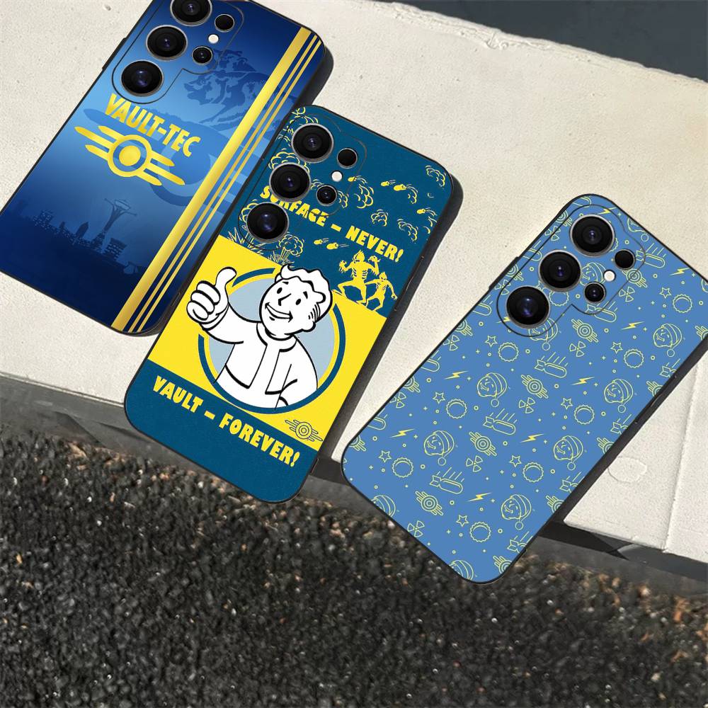 Custodia per Telefono Gioco Cool Serie F-Fallout S 4 Per Samsung S 24 Fe 25 Ultra Plus 20 Lite 21 30 22 23 24 22 Ultra 5G Fundas