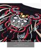 2024 Summer Men's Ethnic Style Embroidered Cotton Crew Neck T-shirt