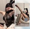 Sex underwear sexy cos one-piece private meeting bunny girl pure desire bow uniform suit backless tight suit