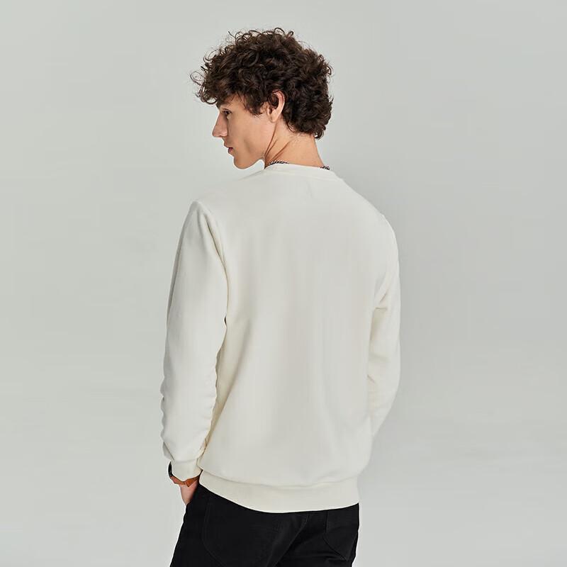 Lee Men's Standard Fit Round Neck Logo Sweatshirt