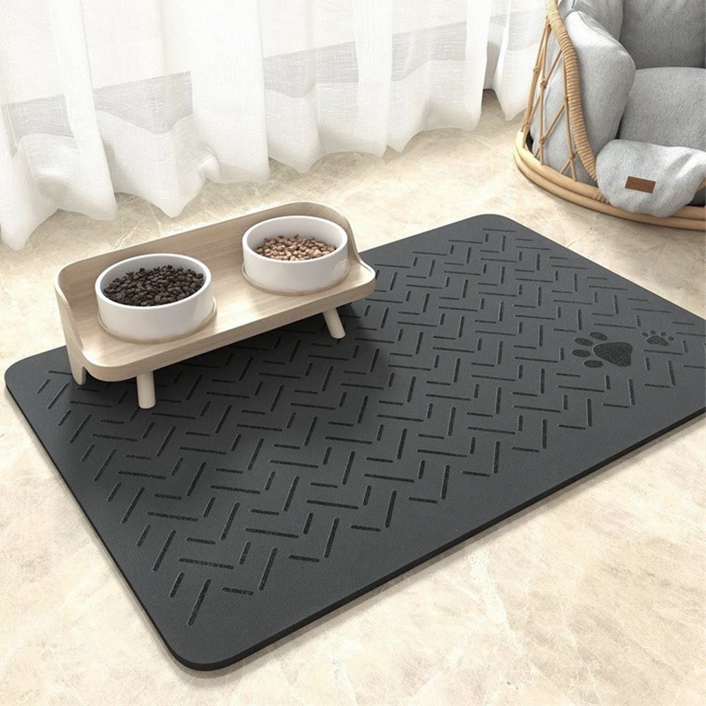 Anti Slip Pet Feeding Pad Dirt Resistance Pet Mats Practical Cat Dog Sleeping Mat