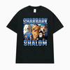 Funny Dogs SHABBARK SHALOM Chanukah Menorah Jewish Holiday T-shirt