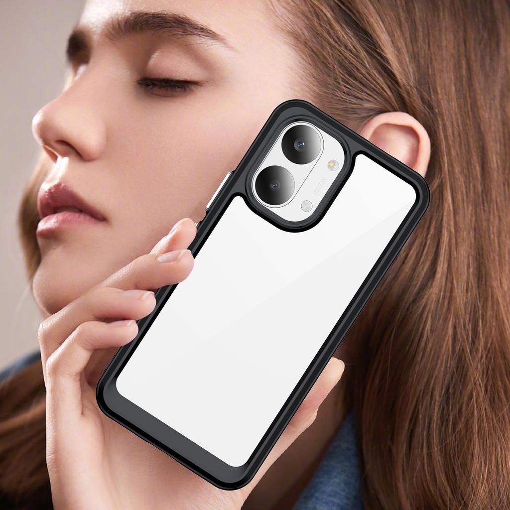 For Poco X8 Pro Max Clear Case Poco X8 Pro Max Cover Funda Coque Hard Translucent Soft Frame Phone Bumper Poco X8 Pro Max