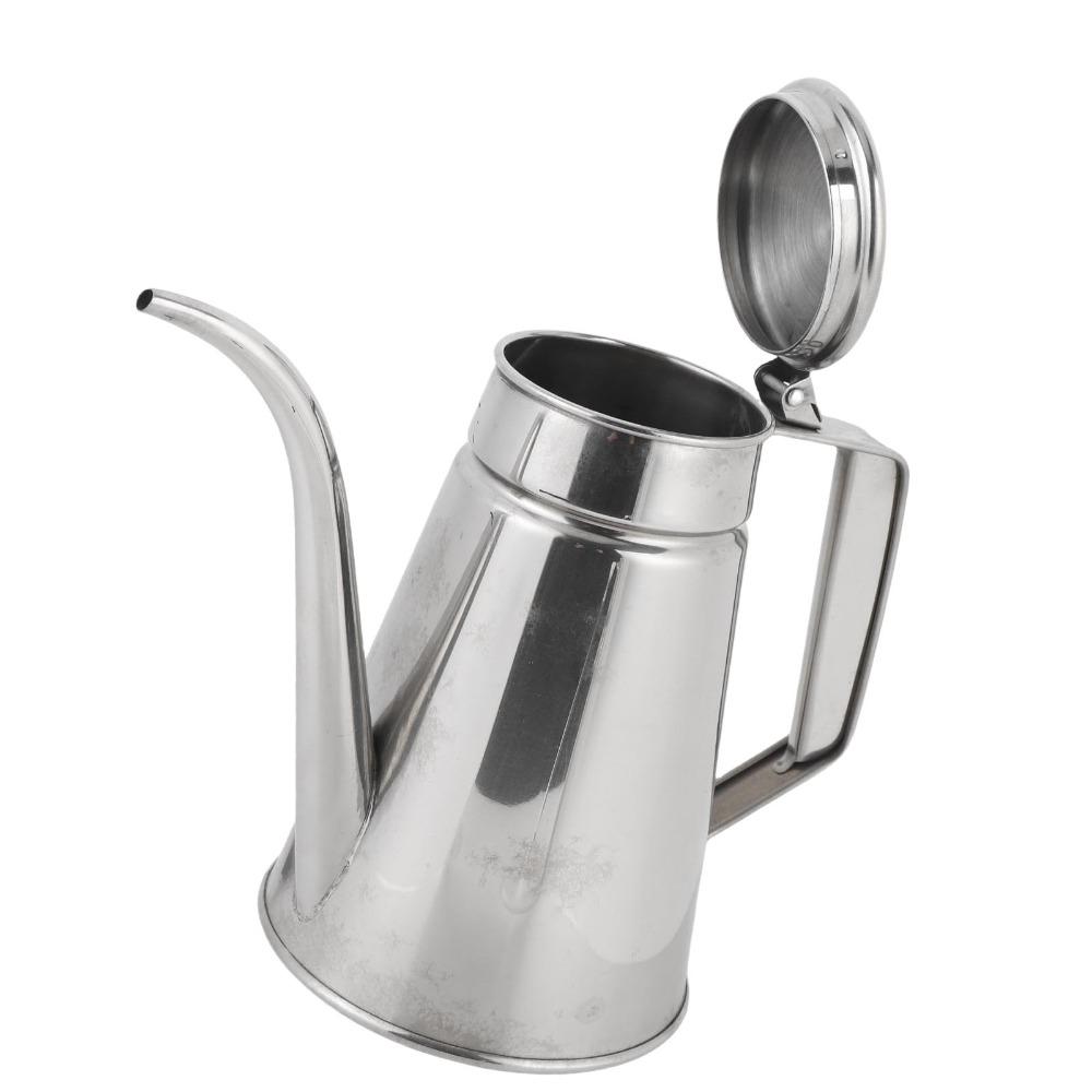 304 Stainless Steel Oil Dispenser Bottle 1L/1.2L Olive Oil Dispenser  Oil Storage