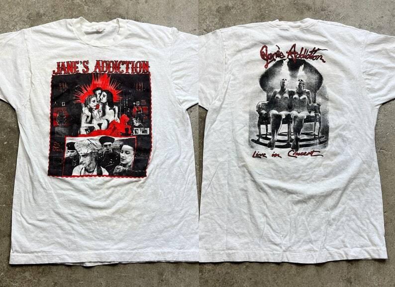 Janes Addiction Music Tour 1990s T-Shirt Unisex Gift For All Fans All Size