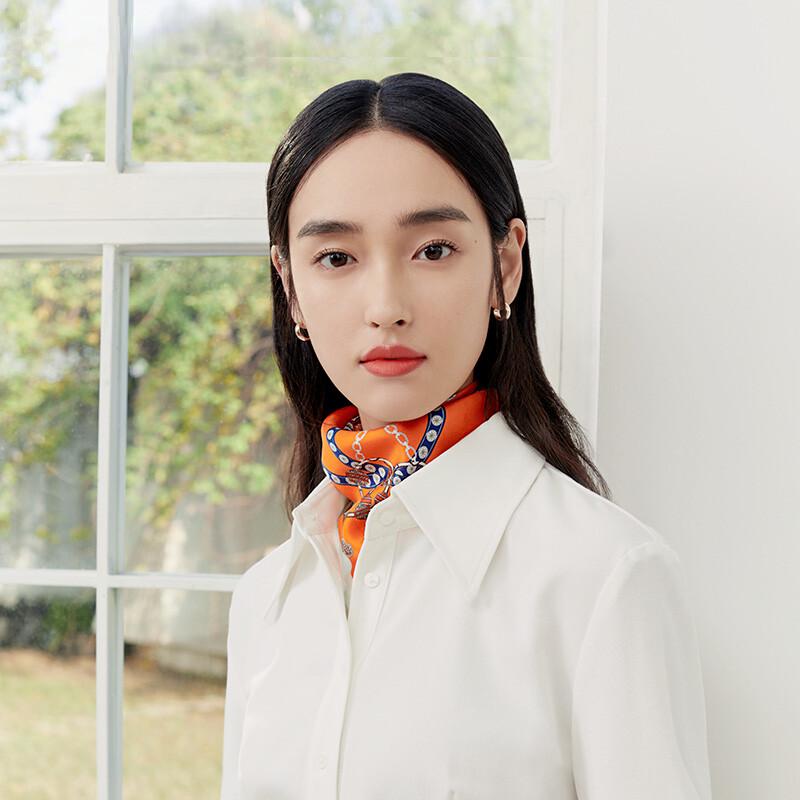 WENSLI 'Xiyu Zanma' Mulberry Silk Scarf
