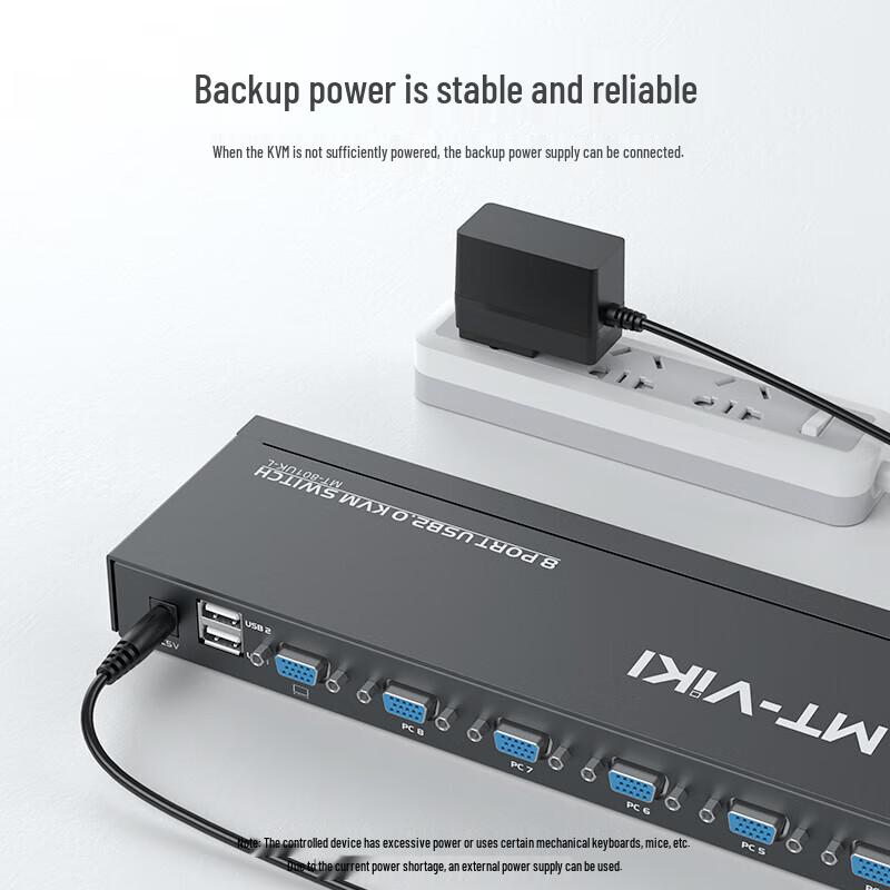 MT-viki 8-Port VGA KVM-Switch