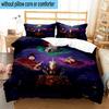 3PCS Halloween witches 3pcs Bedding,Including 3PCS Duvet Cover And 2pcs Pillowcases Perfect for Christmas,Ideal for Bedroom, Dormitory