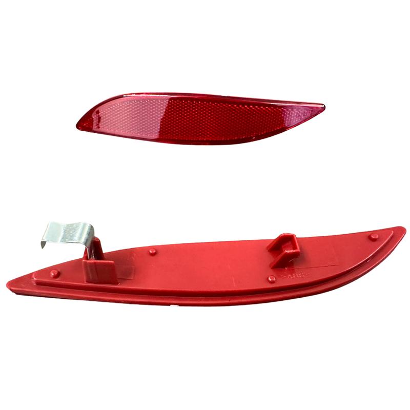 Fit For Renault Megane MK3 Fluence 2008-2013 Pair Rear Bumper Reflector Light Lens Red Left and Right 265650004R-265600004R