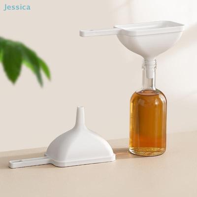 Wide-Mouth Kitchen Funnel With Long Handle - Leak-Proof For Oil, Liquid Transfer, Dispensing Cooking Oil & Wine