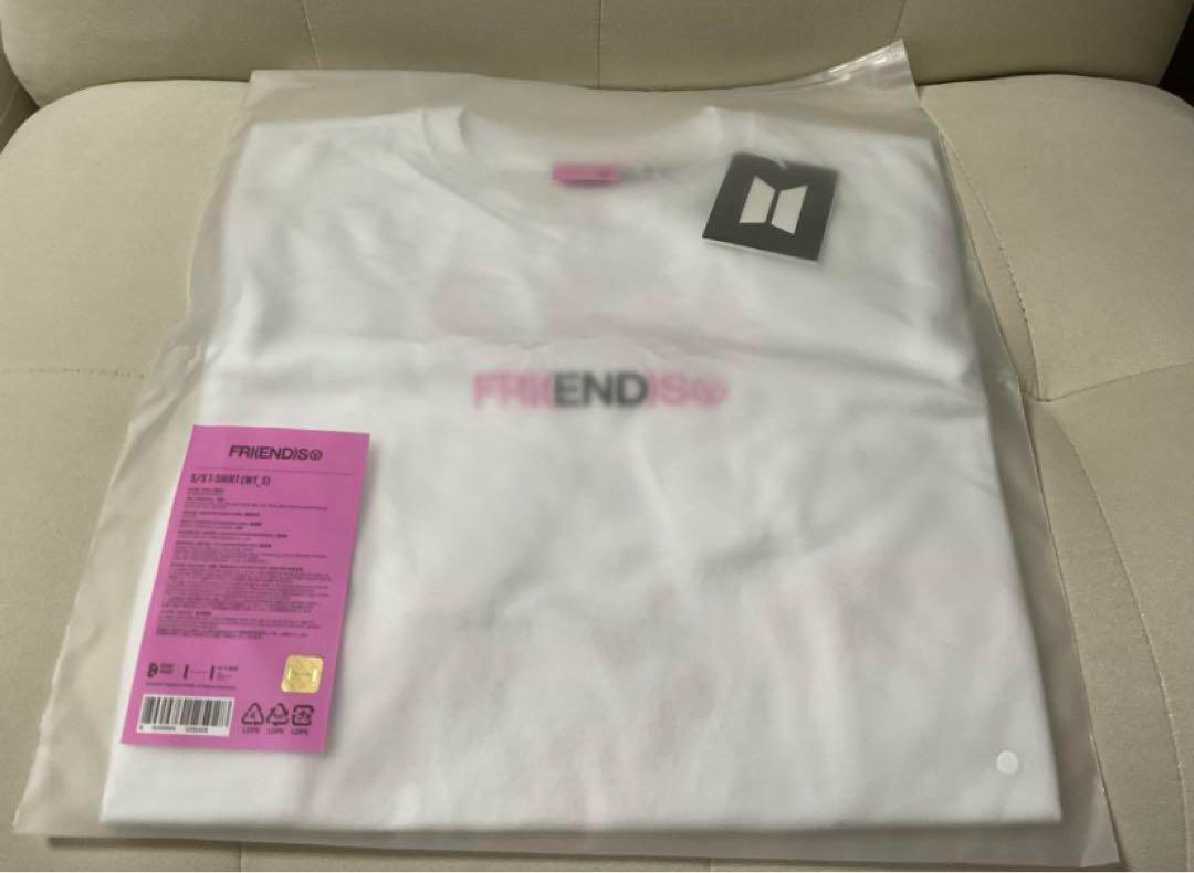 

[USED] BTS V Tae T-shirt White Friends FRI(END)S Size S
