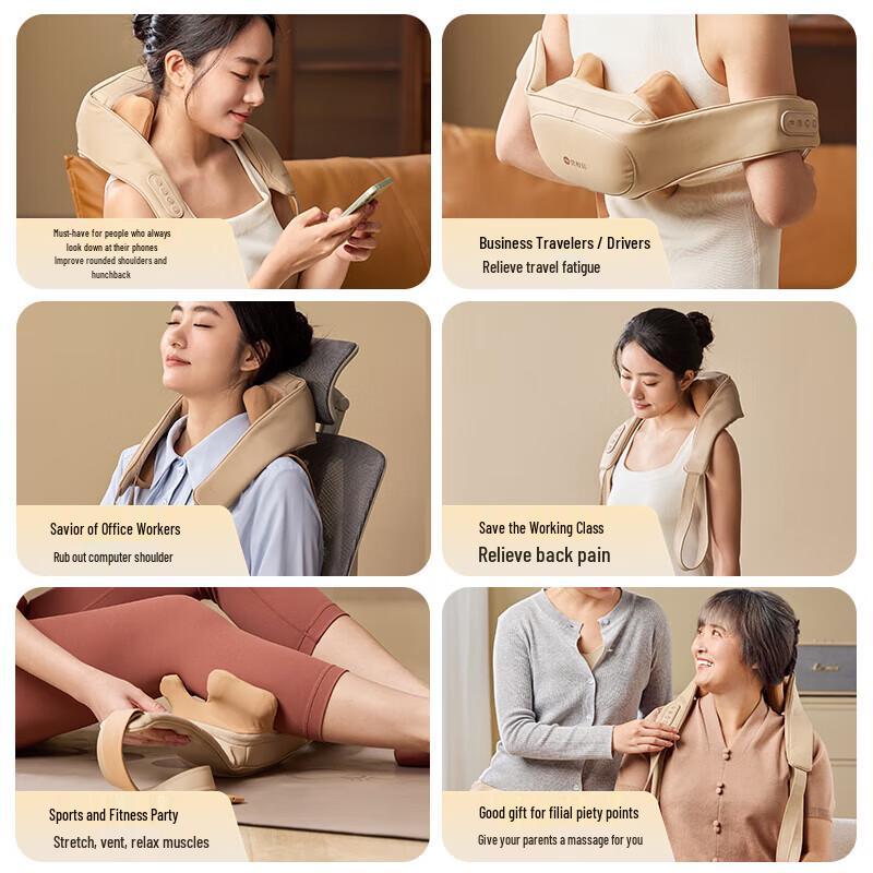 breo N5mini Multi-functional Neck and Shoulder Massager CN plug (adapter included)