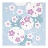 Sen No Anbo Tenugui "Ume Setsuwa Light Blue" Hand-dyed 100% Cotton Tokka Made In Japan 35cm X 100cm Setsuwa Plum Spring Beginning Japanese