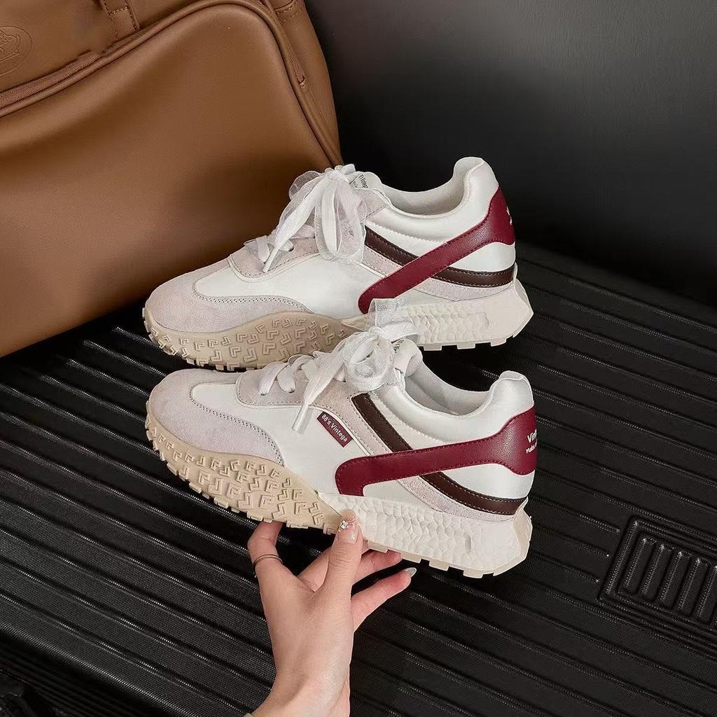 Student Lightweight Casual Sports Shoes Women's Muffin Platform Dad Shoes Women's Autumn New Breathable