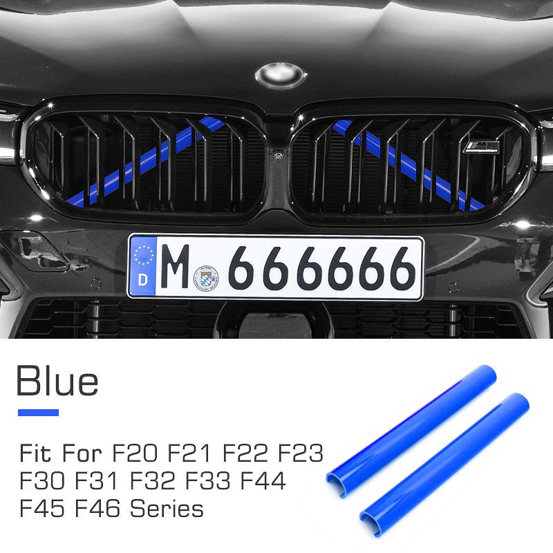 2 ST Njurgrillar V-Stag M-Sport Grill Trim Kit - V Stag Stång För BMW F20 F21 F22 F23 F30 F31 F32 F33 F34 F35 F36 F40 F45 F46