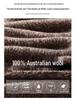 Men's Winter Thickened Pure Wool Half-High Collar Sweater - Three-Strand Marled Yarn Loose Knit