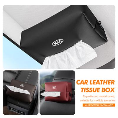 URDV7 Car Tissue Box Seat Backrest Hanging Tissue Holder For Rio K5 K2 Sportage Ceed Sorento Picanto Stinger Soul