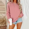 Women Winter Tops Women's Long Sleeve Sweatshirt Casual Crewneck Loose Fit Pollover Fleece Tops