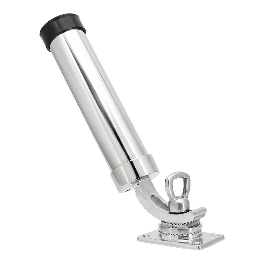 Marine 360 Degree Rod Holder Deck Mount 304 Stainless Steel Adjustable Fishing Rod Holder For Marine Boat Yacht Accessories