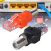 B03C F Female to RJ45 Male Coaxial Barrels Coupler Adapter RJ45 to RF Connectors Converters