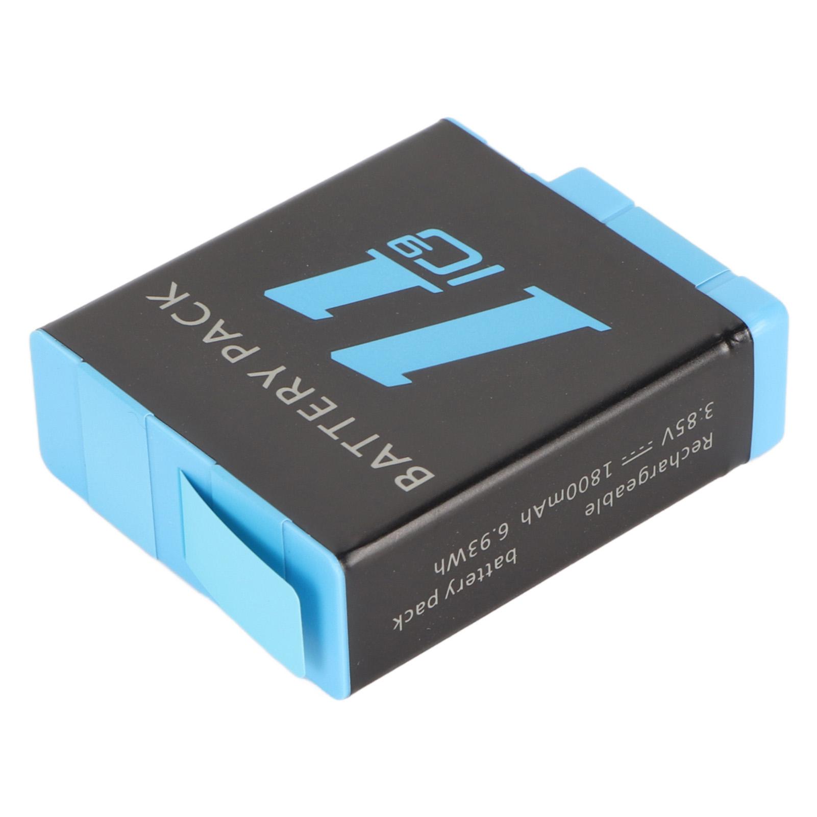 

Аккумулятор для экшн-камеры 1800 мАч, перезаряжаемый, полностью декодируемый, сменный литий-ионный аккумулятор для спорта