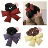 Bowknot Hair Scrunchies Thick Oversized Hair Scrunchy Elegant Hair Rope Scrunchy Women Ponytail Holder