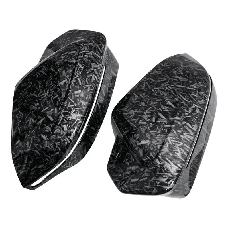 M Look Replacement Bright Black Side Mirror Cover Caps for BMW 5 7 I5 I7 Series G60 G61 G68 G70 M3/M5 Style G90 Left Hand Drive