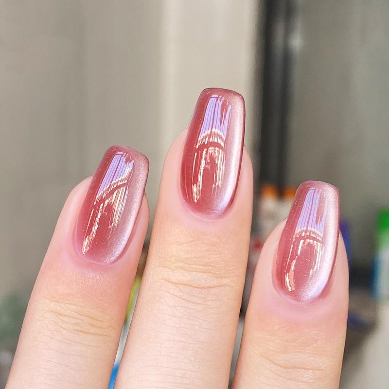 White Moonlight Pottery Light Cat Eye Gel Nail Polish New Style Candy Crystal Cat Eye Gel Nail Art Nail Shop Set Nail Supplies
