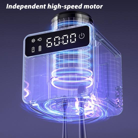 Electric Toothbrush Holder Digital Display Rechargeable Multifunctional Wall Mounted Toothbrush