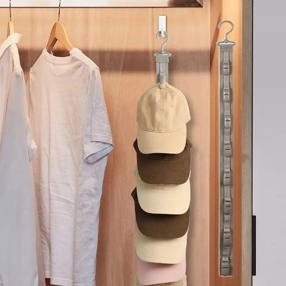 with 8 Clips Golf Caps Stand Vertical Caps Storage Hanger Caps Rack Hat Rack  Closet Organizer
