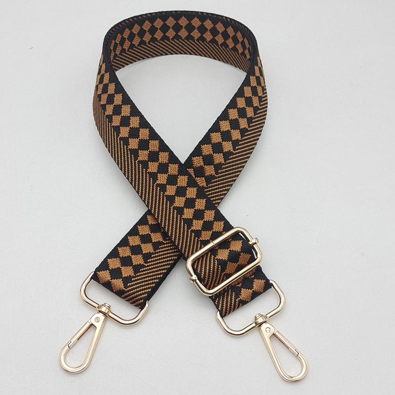 IGNICASE New Wide Shoulder Strap Crossbody Bag Commuter Fashion Personality Ethnic Style Retro Adjustable Burden Reduction Strap