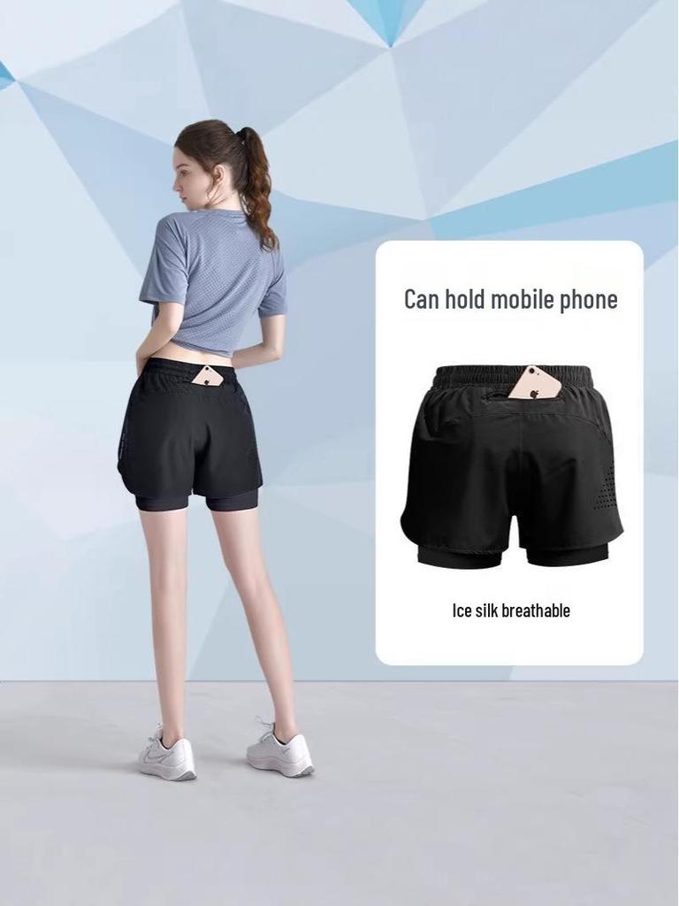 Women's 2026 Quick-dry Running & Fitness Shorts with Anti-exposure Lining