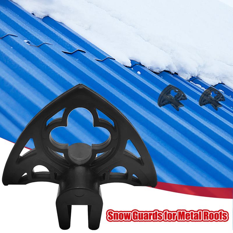Metal Roof Snow Guards Standing Seam Block Stops Roof Ice Guard With Screws Stoppers Snow Diverter Ice Guard Snow Stops Stop
