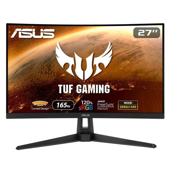 Gaming-PC-Bildschirm ASUS TUF VG27WQ1B - 27" - VA - WQHD - 1ms MPRT (4ms GTG) - Bis zu 165Hz - 2560x1440 - 250cd/m²