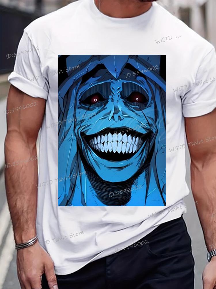 Anime Solo Leveling Tričko Vtipná grafika Sung Jin-Woo Pánské oblečení Krátký rukáv O-výstřih Topy Komiks Solo Leveling Bílá trička