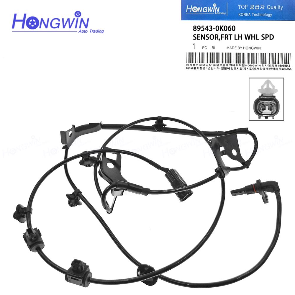Front Rear Right Left ABS Speed Sensor 89545-0K240 89542-0K060 89543-0K060 For Toyota Fortuner Hilux Viii Pickup 2.4 2.8 2015-22