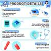 Doctor Kit For Toddlers Medical Pretend Play Set For Kids With Medical Station Mobile Cart Plaything For Girls Young Boys Birthday Present