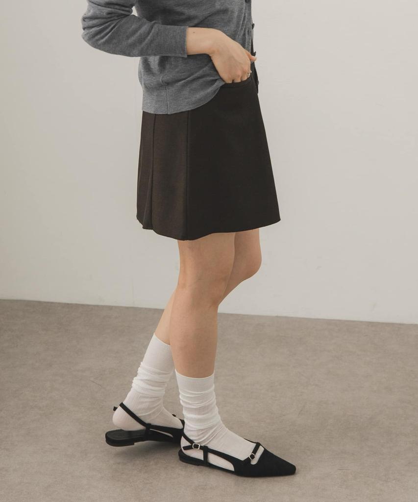 Mini Dark One Size [KBF] Skirt, Cut-off Skirt, Women's KB26330-2051090, Brown,