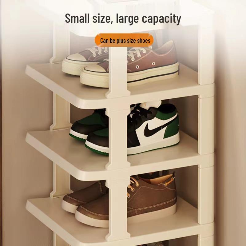 TikTok Compact Dustproof Shoe Cabinet: Space-Saving Multi-Layer Storage for Dorms and Hallways