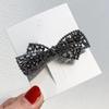 Elegant Rhinestone Bow Hair Clip - Crystal Luxury for Stylish Moms & Princesses