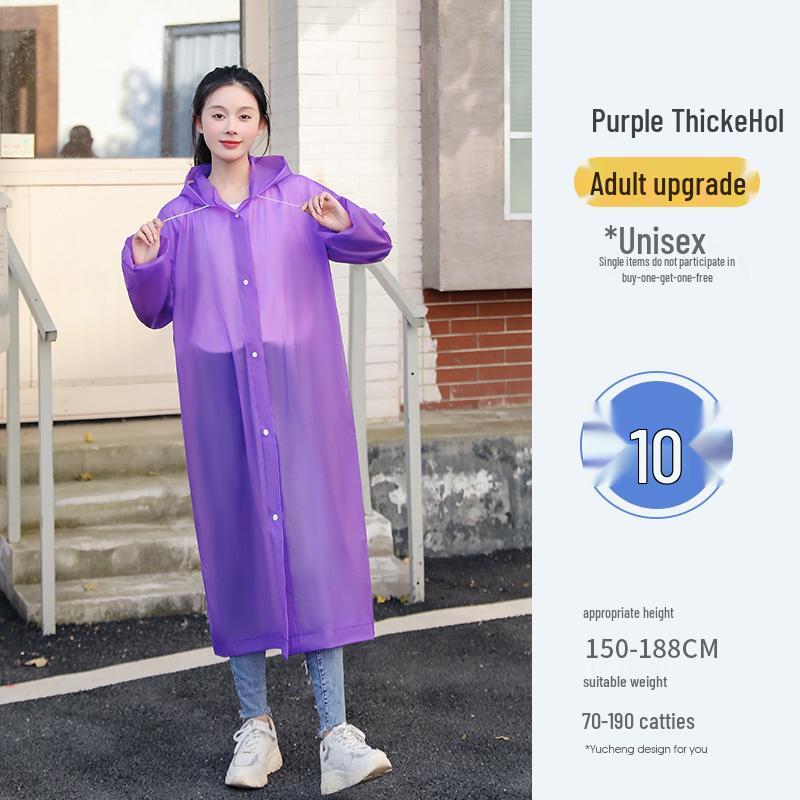 Children's Thick Disposable Raincoat for Outdoor Activities - Hiking, Camping, School, and Amusement Parks