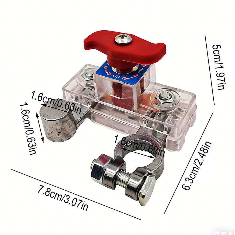 Battery Disconnect Button Battery Disconnect Control Car Power Management Button for Garage Workshop Vehicle Sedan RV SUV Truck