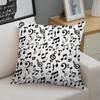 Decorative Square Throw Pillow Covers Music Musical Note Treble Clef Couch Sofa Bed Pillow Covers Cushion Cases 18x18 Inch