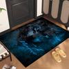 Fierce Wolf (1) Personalized Name Office Carpet Stylish Decor for Living Room Bedroom Kitchen