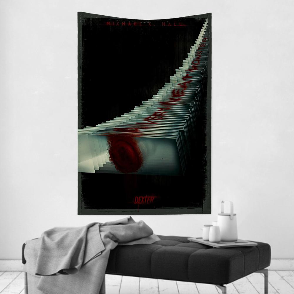 DDexters Movie Morgan Tapestry Room Decor Wall Cloth Party Hanging Background Room Decor Baby Room