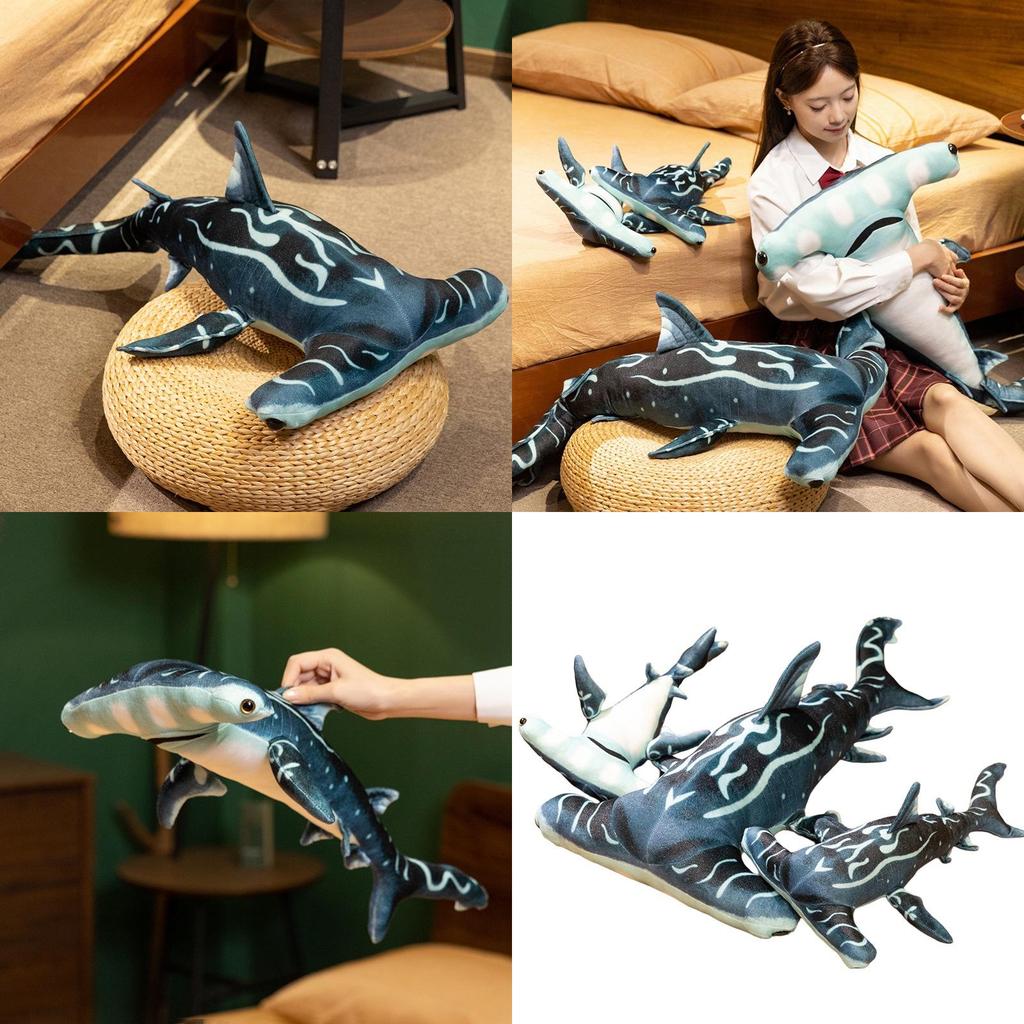 Ozean Tier Plüschtier Hammerhai Weiches Kissen Für Meeresmuseum Souvenir